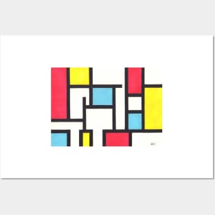 Tribute to Mondrian II Posters and Art